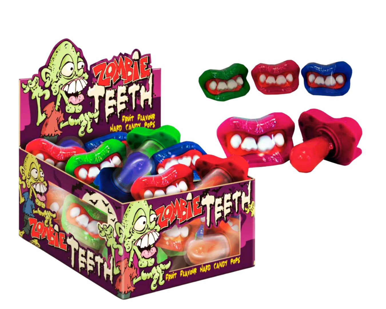 CANDY TEETH FRUIT FLAVOUR HARD CANDY 15G